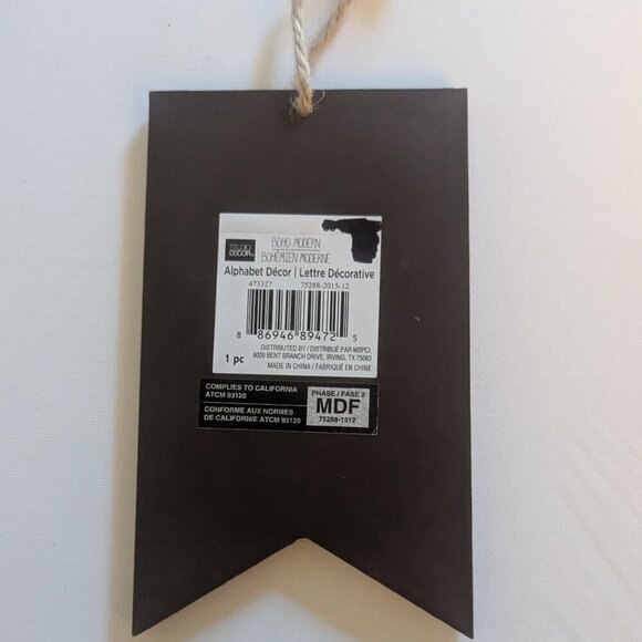 NWT Polka Dot Letter 'y' Wood Sign Grey Lowercase Michael's Fall Home Wall Decor - Picture 6 of 7